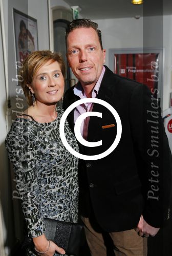 Leiden 27 januari 2015
Premiere De Verleiding van een Moordvrouw in schouwburg van Leiden.
Rob Geus met vriendin