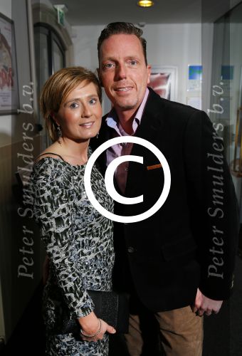 Leiden 27 januari 2015
Premiere De Verleiding van een Moordvrouw in schouwburg van Leiden.
Rob Geus met vriendin