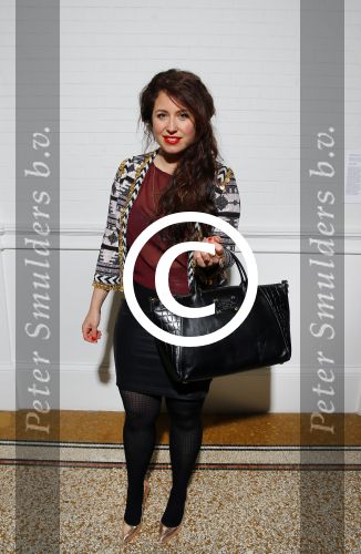 Amsterdam 28 januari 2015
Modeshow Danie Bles in het stedelijk museum.
Sanne Vogel met vriendinnen