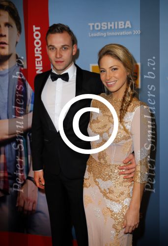 Amsterdam 19 januari 2015
Premiere Homies in Tuschinski.
Sarah Chronis met vriend Kay Greidanus