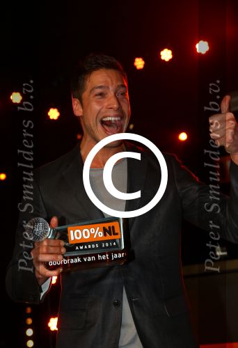 Amsterdam, 3 Februari 2015
Uitreiking 100% NL Awards 2015
Sjors v d Panne, winnaar van de Runner-Up Award