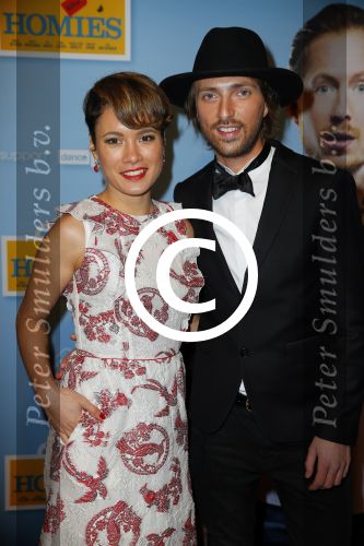 Amsterdam 19 januari 2015
Premiere Homies in Tuschinski. Terence Schreurs met stylist Tommie