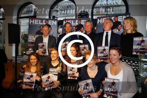 Amsterdam 2 februari 2015
Presentatie helden van Frits en Barbara Barend. Op de cover staan Guus Hiddink en Frank de Boer.
In het blad staan oa interviews met Jorien ter Mors Thijsje Oenema en Kai Reus.
De presentatie was bij gassan diamonds.