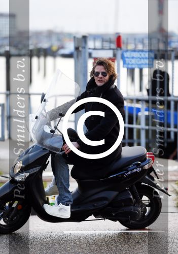 Amsterdam 1 februari 2015
Tygo Gernandt op zijn scooter.