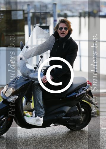 Amsterdam 1 februari 2015
Tygo Gernandt op zijn scooter.