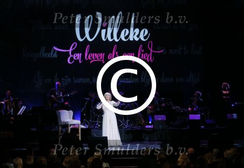 Amsterdam 2 februari 2015
Willeke Alberti viert haar 60 jarig artiesten jubileum in Carre en haar 70e verjaardag.