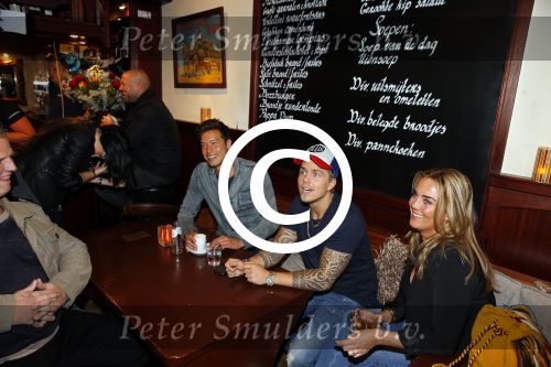 Amsterdam 28 januari 2016 
Presentatie heel Holland zingt Hazes met aanwezig, Roxeanne Hazes Andre Hazes (met vriendin Monique) Jeroen v d Boom Lange Frans Danny de Munk en Sjors v d Panne.