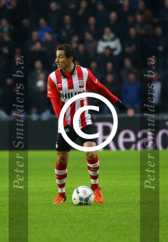 Eindhoven, 24 Januari 2016
PSV-FC Twente, eindstand 4-2  Kompetitie Seizoen 2015/2016
Andres Guardado