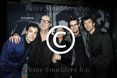 Amsterdam 4 februari 2016
Premiere Herman Brood in nieuwe de la mar.
Bart Chabot met vrouw en zoons