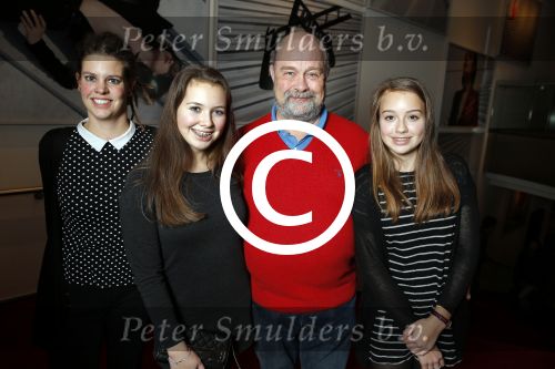 Amsterdam 1 februari 2016
Premiere Guido Spek in nieuwe de la mar theater.
Bert Simhoffer met vrouw en kinderen