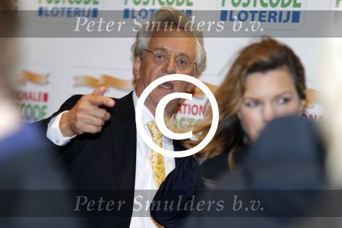 Amsterdam 26 januari 2016
Goed geld gala van de nationale postcode loterij in carre met als hoofdgast George Clooney. Boudewijn Poelmann met vrouw