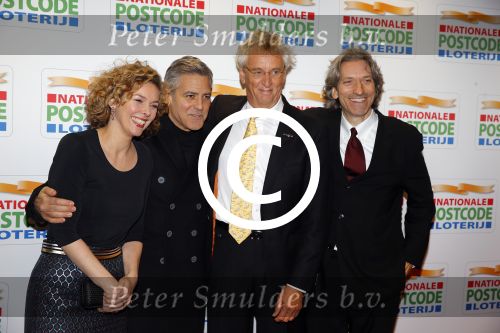 Amsterdam 26 januari 2016
Goed geld gala van de nationale postcode loterij in carre met als hoofdgast George Clooney. Boudewijn Poelmann met vrouw