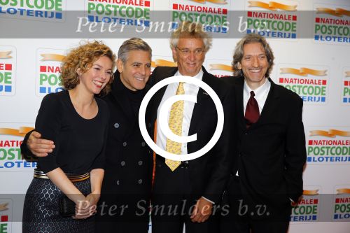 Amsterdam 26 januari 2016
Goed geld gala van de nationale postcode loterij in carre met als hoofdgast George Clooney. Boudewijn Poelmann met vrouw