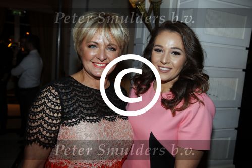 Amsterdam 18 januari 2016
Uitreiking Beau monde awards in het Amstel Hotel.
Caroline Tensen met dochter Lot