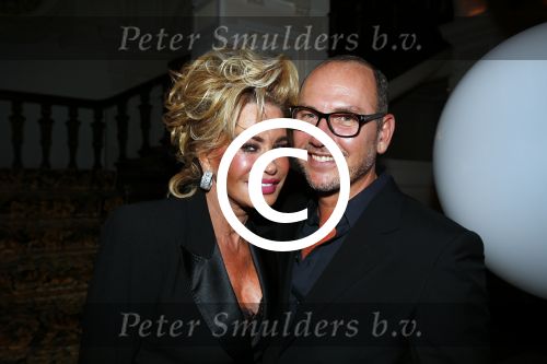 Amsterdam 18 januari 2016
Uitreiking Beau monde awards in het Amstel Hotel.
Connie Breukhoven met partner Eugene v Dun