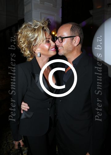 Amsterdam 18 januari 2016
Uitreiking Beau monde awards in het Amstel Hotel.
Connie Breukhoven met partner Eugene v Dun