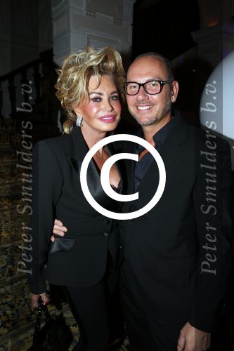 Amsterdam 18 januari 2016
Uitreiking Beau monde awards in het Amstel Hotel.
Connie Breukhoven met partner Eugene v Dun