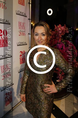 Amsterdam 18 januari 2016
Uitreiking Beau monde awards in het Amstel Hotel.
Cynthia Abma