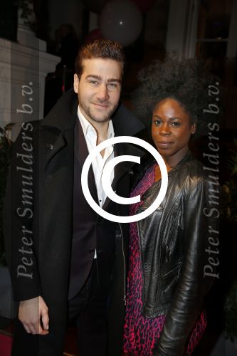 Amsterdam 18 januari 2016
Uitreiking Beau monde awards in het Amstel Hotel.
Dave Mantel met zijn vriendin
