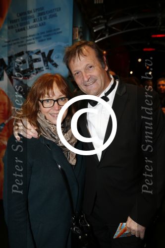 Amsterdam 18 januari 2016 
Premiere Sneekweek in Tuschinski.
Dave Schram met zijn vrouw Maria