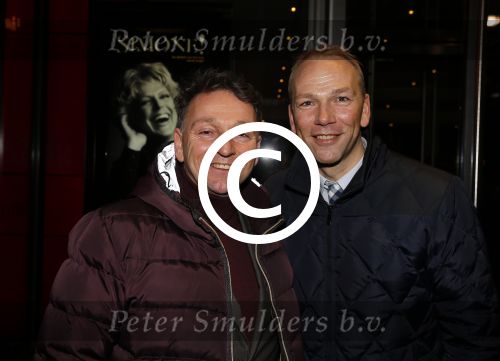 Amsterdam 3 februari 2016
Premiere Simone Kleinsma in het nieuwe de la mar theater.
Dick Cohen en partner Daan Wijnands