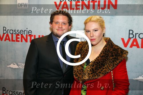 Amsterdam, 26 Januari 2016 Premiere Valentijn
Diederik Jekel en partner Coosje Smid