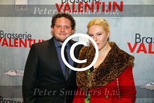 Amsterdam, 26 Januari 2016 Premiere Valentijn
Diederik Jekel en partner Coosje Smid