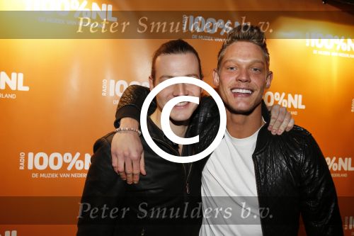 Uitgeest 2 februari 2016
Uitreiking 100% NL awards bij A9 studio\'s. Ferru Doedens met Guido Spek