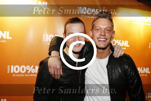 Uitgeest 2 februari 2016
Uitreiking 100% NL awards bij A9 studio\'s. Ferru Doedens met Guido Spek