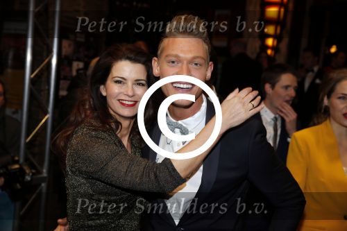 Amsterdam 18 januari 2016 
Premiere Sneekweek in Tuschinski.
Ferry Doedens met Carolien de Bruijn