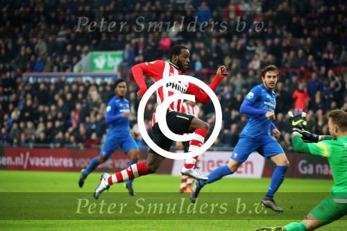 Eindhoven, 24 Januari 2016
PSV-FC Twente, eindstand 4-2  Kompetitie Seizoen 2015/2016
Florian Jozefzoon scoort 4-2