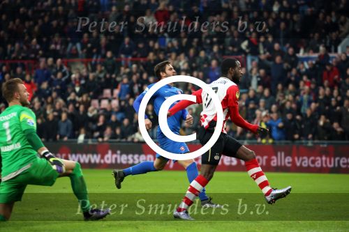 Eindhoven, 24 Januari 2016
PSV-FC Twente, eindstand 4-2  Kompetitie Seizoen 2015/2016
Florian Jozefzoon scoort 4-2