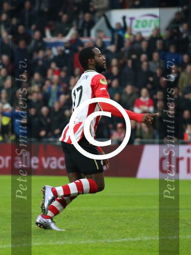 Eindhoven, 24 Januari 2016
PSV-FC Twente, eindstand 4-2  Kompetitie Seizoen 2015/2016
Florian Jozefzoon scoort 4-2