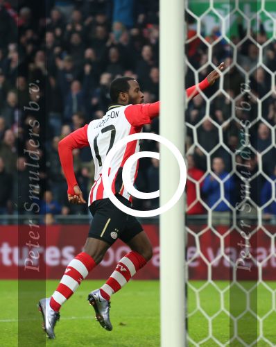 Eindhoven, 24 Januari 2016
PSV-FC Twente, eindstand 4-2  Kompetitie Seizoen 2015/2016
Florian Jozefzoon scoort 4-2