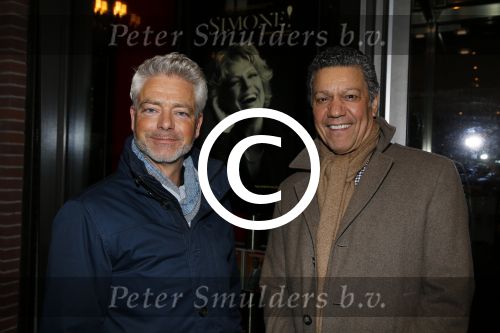 Amsterdam 3 februari 2016
Premiere Simone Kleinsma in het nieuwe de la mar theater.
Frank Sanders en partner Steven Moonen