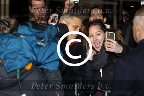 Amsterdam 26 januari 2016
Goed geld gala van de nationale postcode loterij in carre met als hoofdgast George Clooney.
Winston Gerschtanowitz interviewt hem