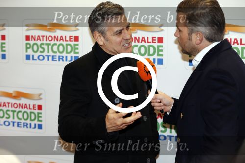 Amsterdam 26 januari 2016
Goed geld gala van de nationale postcode loterij in carre met als hoofdgast George Clooney.
Winston Gerschtanowitz interviewt hem