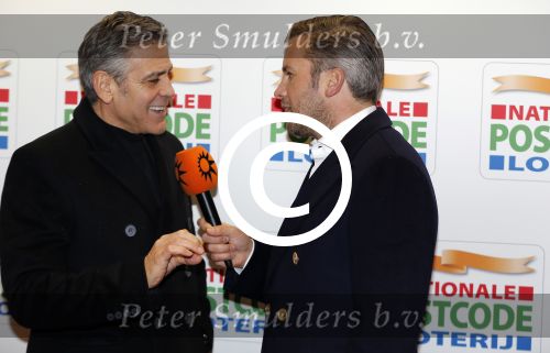 Amsterdam 26 januari 2016
Goed geld gala van de nationale postcode loterij in carre met als hoofdgast George Clooney.
Winston Gerschtanowitz interviewt hem