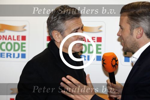 Amsterdam 26 januari 2016
Goed geld gala van de nationale postcode loterij in carre met als hoofdgast George Clooney.
Winston Gerschtanowitz interviewt hem