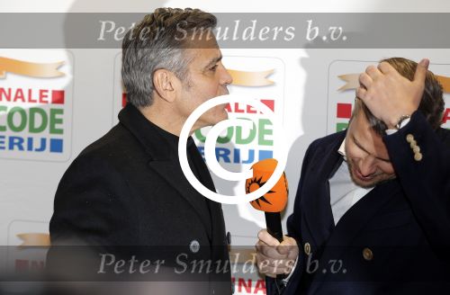 Amsterdam 26 januari 2016
Goed geld gala van de nationale postcode loterij in carre met als hoofdgast George Clooney.
Winston Gerschtanowitz interviewt hem