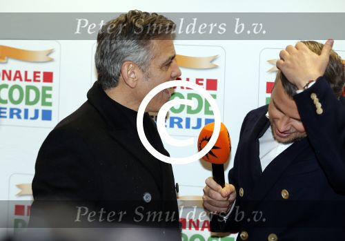 Amsterdam 26 januari 2016
Goed geld gala van de nationale postcode loterij in carre met als hoofdgast George Clooney.
Winston Gerschtanowitz interviewt hem