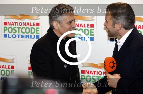 Amsterdam 26 januari 2016
Goed geld gala van de nationale postcode loterij in carre met als hoofdgast George Clooney.
Winston Gerschtanowitz interviewt hem