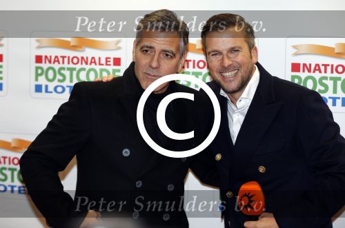 Amsterdam 26 januari 2016
Goed geld gala van de nationale postcode loterij in carre met als hoofdgast George Clooney.
Winston Gerschtanowitz interviewt hem