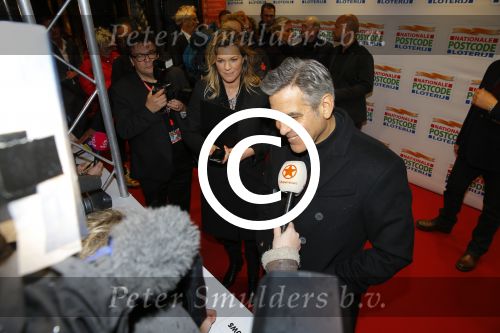 Amsterdam 26 januari 2016
Goed geld gala van de nationale postcode loterij in carre met als hoofdgast George Clooney.
Winston Gerschtanowitz interviewt hem