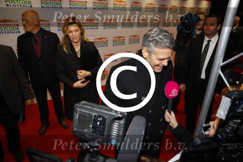 Amsterdam 26 januari 2016
Goed geld gala van de nationale postcode loterij in carre met als hoofdgast George Clooney.
Winston Gerschtanowitz interviewt hem