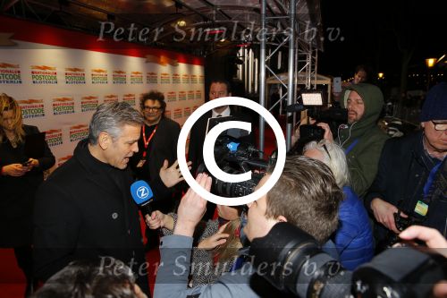Amsterdam 26 januari 2016
Goed geld gala van de nationale postcode loterij in carre met als hoofdgast George Clooney.
Winston Gerschtanowitz interviewt hem