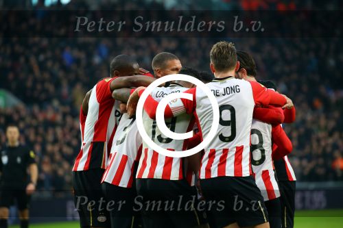 Eindhoven, 24 Januari 2016
PSV-FC Twente, eindstand 4-2  Kompetitie Seizoen 2015/2016
Hector Moreno scoort 1-0 en 2-0