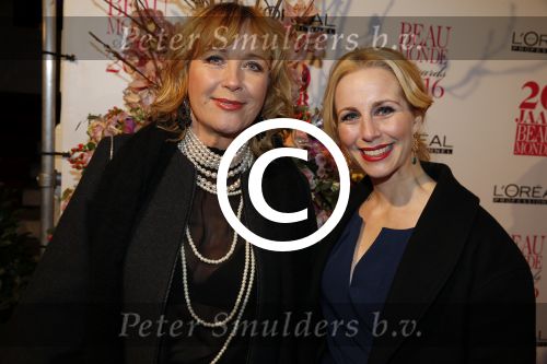 Amsterdam 18 januari 2016
Uitreiking Beau monde awards in het Amstel Hotel.
Inge Ipenburg en Alexandra Alphenaar