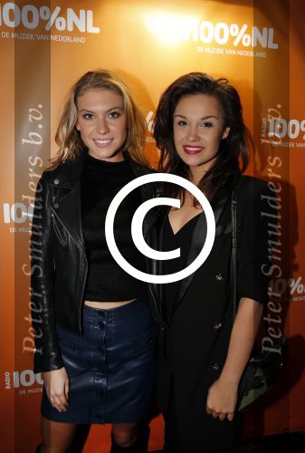 Uitgeest 2 februari 2016
Uitreiking 100% NL awards bij A9 studio\'s
Jessie Jazz Vuijck met Holly Brood