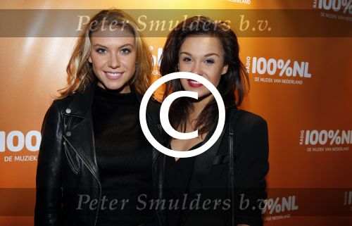 Uitgeest 2 februari 2016
Uitreiking 100% NL awards bij A9 studio\'s
Jessie Jazz Vuijck met Holly Brood